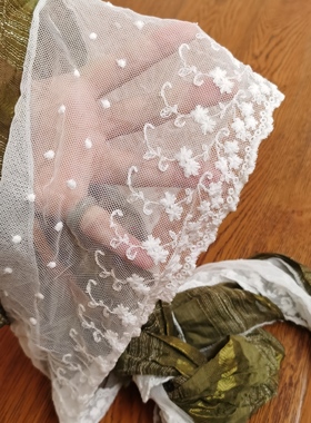时尚新款棉麻绣花围巾薄款百搭纱巾复古刺绣丝巾文艺护颈