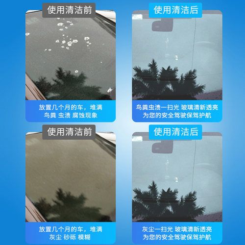 百适通玻璃水汽车玻璃水强力去污去油膜车用玻璃水雨刮水防冻零下 - 图3