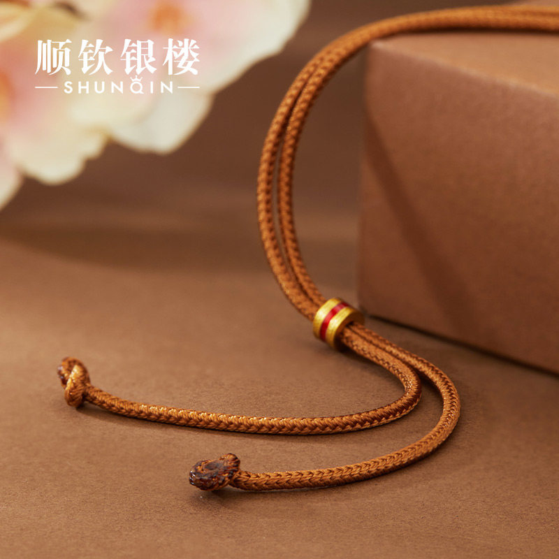 顺钦银楼S9999纯银吊坠颐莲无事牌足银坠子新中式平安扣好运配饰,淘宝优惠券,粉丝福利购,淘宝优惠卷