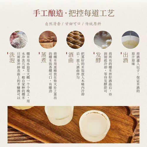 浙一家鲜浊米酒5度手工酿造农家自酿浊米酒入口微稠开瓶即饮1L - 图3