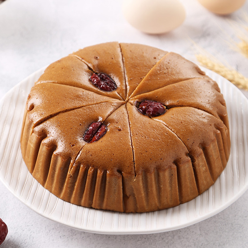 安井面点组合红糖发糕*2包+桂花糕*2包+香菇素菜包*2包速食早餐