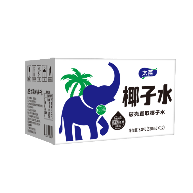 太慕进口NFC椰子水NFC电解质320ml*12