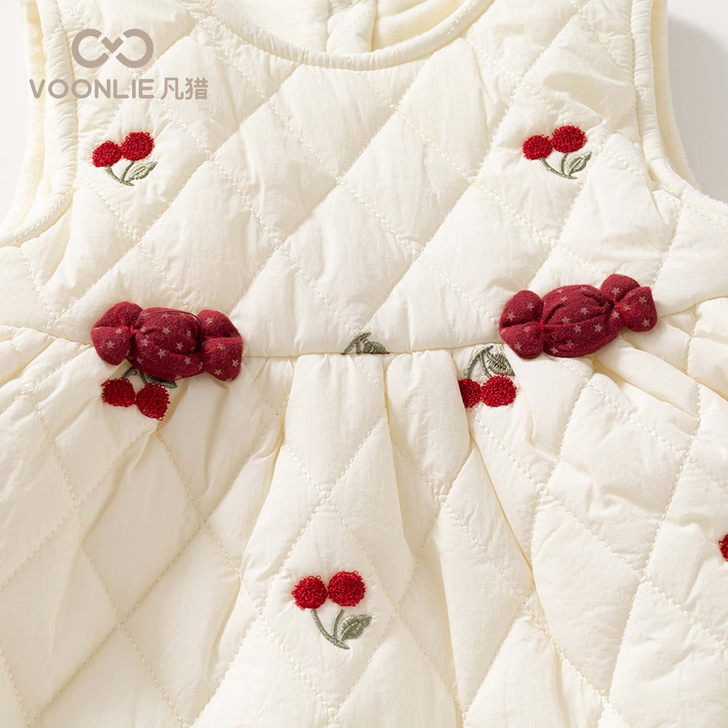 凡猎女童连衣裙冬装洋气儿童加绒夹棉公主裙女宝宝背心裙套装冬季,淘宝优惠券,粉丝福利购,淘宝优惠卷