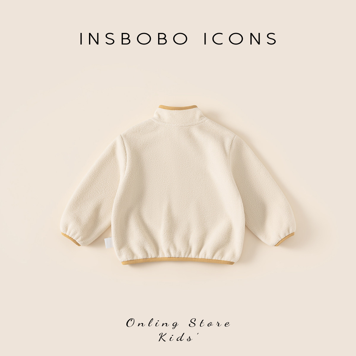 INSbobo儿童外套2025秋冬新款男童毛毛衣女童保暖衣服冬季童装潮,淘宝优惠券,粉丝福利购,淘宝优惠卷