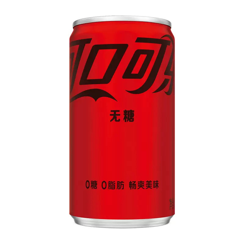 可口可乐零度含汽饮料迷你无糖汽水200ml*24罐整箱-图2