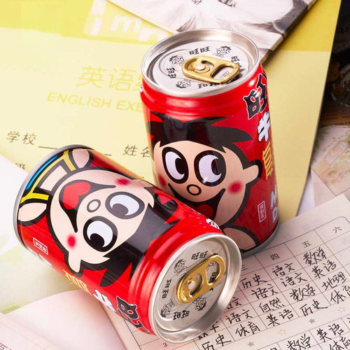 旺旺风味奶旺仔牛奶复原乳儿童早餐奶罐装整箱礼盒婚礼伴手礼 - 图1