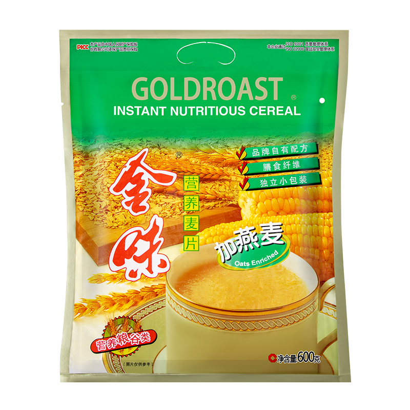 金味冲饮麦片加燕麦营养麦片600g