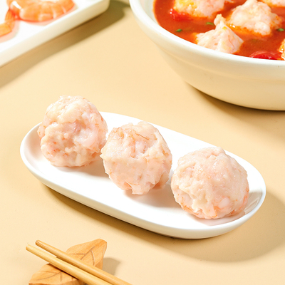 安井大颗粒虾滑Q弹100g*10袋