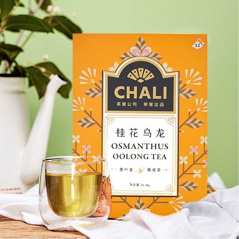 【肖战推荐】CHALI茶里公司桂花乌龙茶办公茶养生茶花草茶12包 - 图2