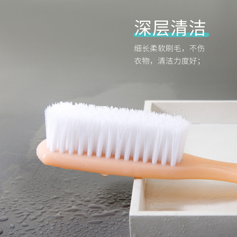 希艺欧家用软毛不伤鞋鞋刷多功能小巧鞋刷17.3*2.5cm颜色随机1把