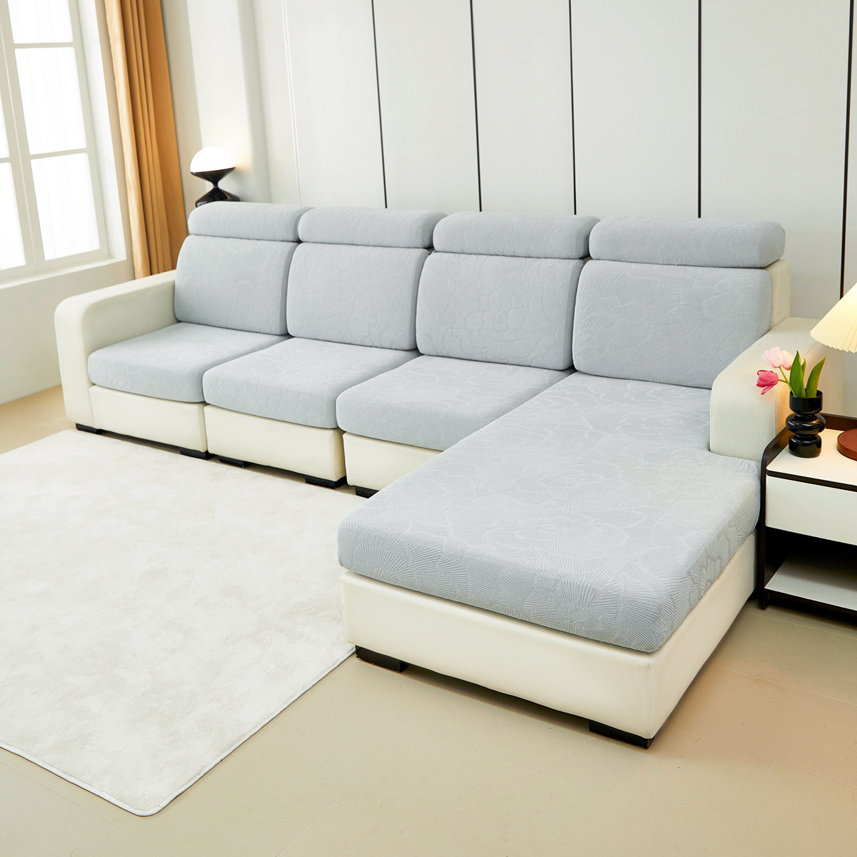 洁丽雅印花沙发罩全包万能套2025年新款通用型保护罩防猫抓沙发笠,淘宝优惠券,粉丝福利购,淘宝优惠卷