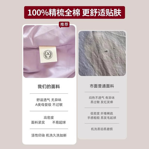 无印良品纯棉床笠罩单件全棉床单防尘罩全包床垫保护罩套2026新款 - 图1