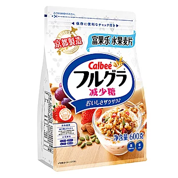 Calbee/卡乐比减少糖早餐即食600g冲饮[5元优惠券]-寻折猪