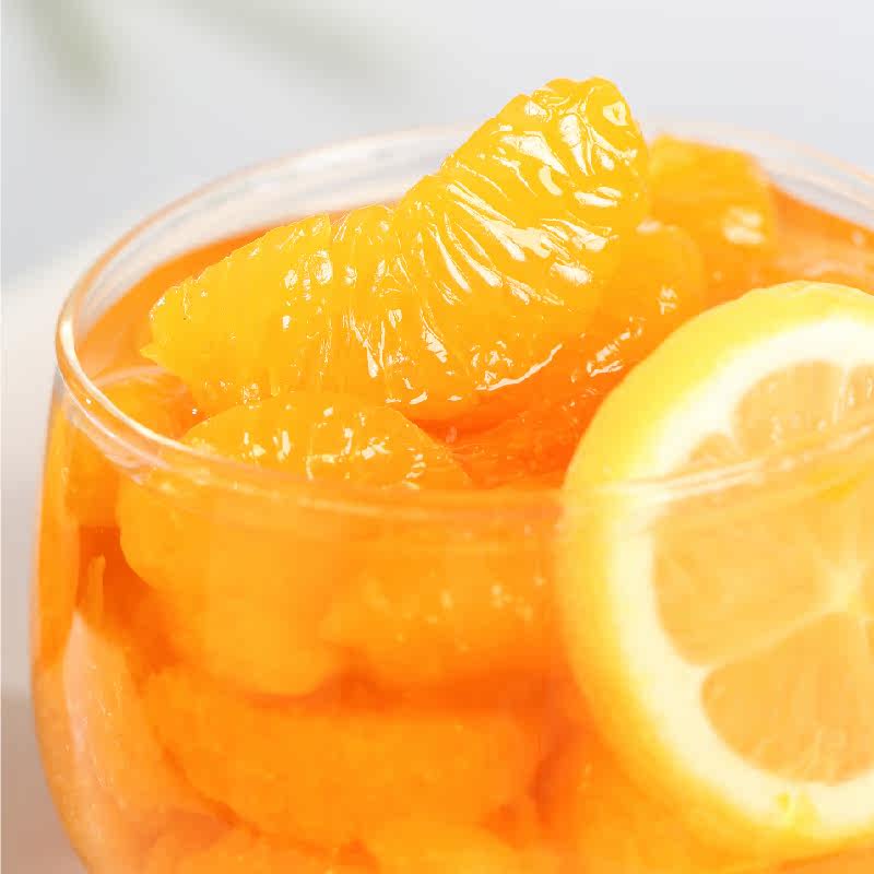 辣妹子水果罐头冰柠C桔片爽500g手握玻璃杯新鲜水果橘子柠檬罐头,淘宝优惠券,粉丝福利购,淘宝优惠卷