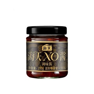 海天XO酱200g瓶装拌面拌饭调料海鲜干贝炒菜凉拌酱料下饭点蘸调味