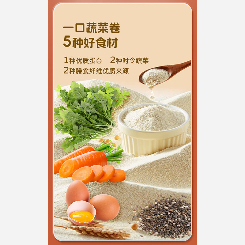 悦味纪 全麦蔬菜卷（荠菜鸡蛋馅）300g 10个手工粗粮卷饼早餐速食,淘宝优惠券,粉丝福利购,淘宝优惠卷