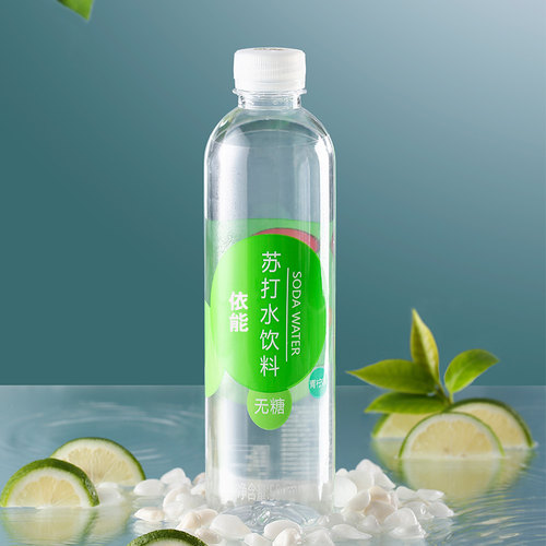 依能青柠味苏打水500ml*24瓶0糖0脂0卡无汽量贩装 - 图2