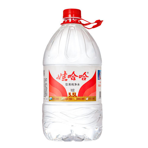 娃哈哈 纯净水饮用水 5.5L*4桶装 纸箱装整箱水桶装水 - 图1