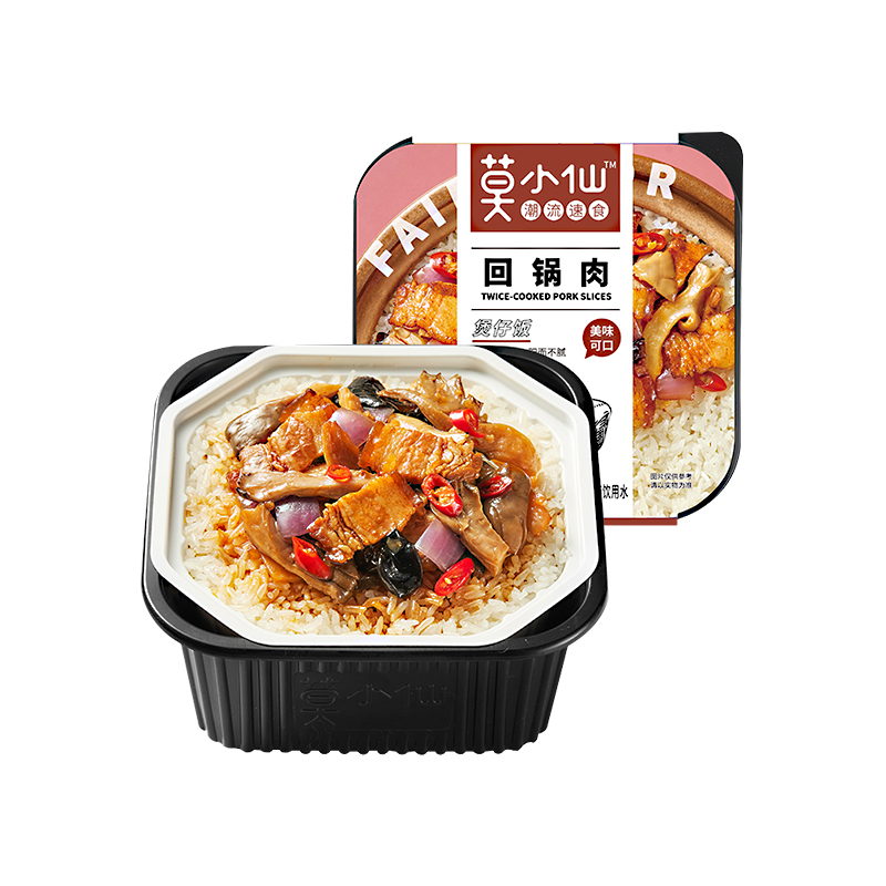 莫小仙回锅肉煲仔饭275g/盒自热米饭大份量即食加热懒人方便速食-图0