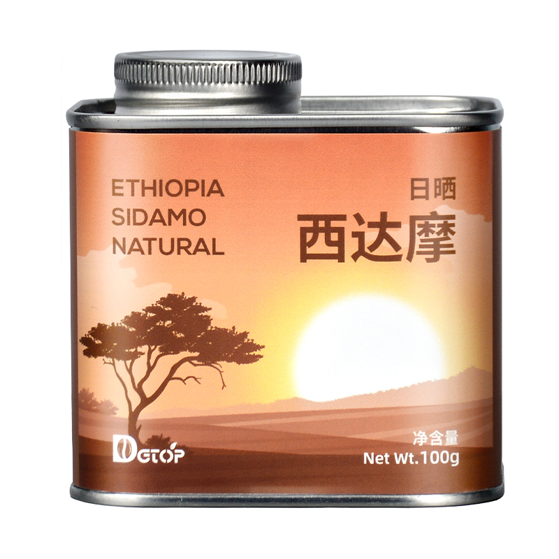 DGTOP埃塞西达摩手冲咖啡豆美式100g单品阿拉比卡咖啡豆SOE浅烘焙