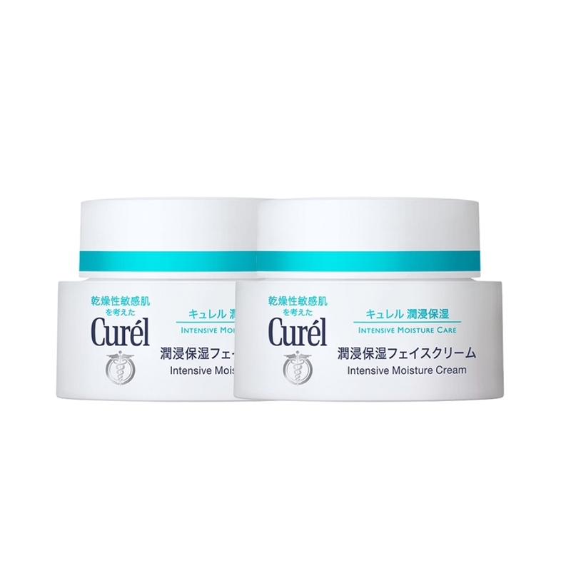 Curel/珂润珂润润浸保湿补水面霜40g*2支