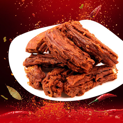 口水娃五椒爆辣鸭翅鸭锁骨鸭脖