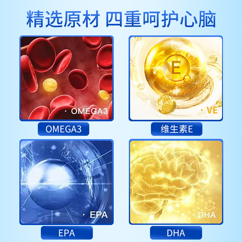 北京同仁堂中老年眼成人搭软胶囊 天猫超市鱼油/深海鱼油