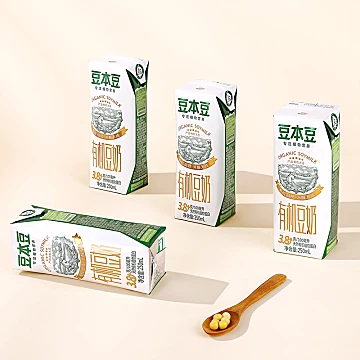 豆本豆有机豆奶250ml*12盒礼盒家庭量贩装