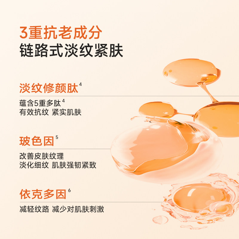 【爆款】孔凤春双抗面霜抗皱紧致玻色因淡化细纹精华霜提亮肤色女