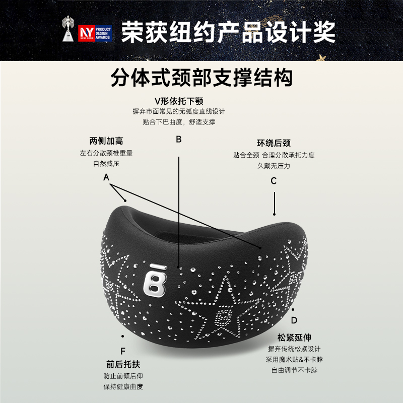 颈托护颈脖套维持颈椎健康正品功能防低头前倾矫神器u型枕护脖子 - 图1