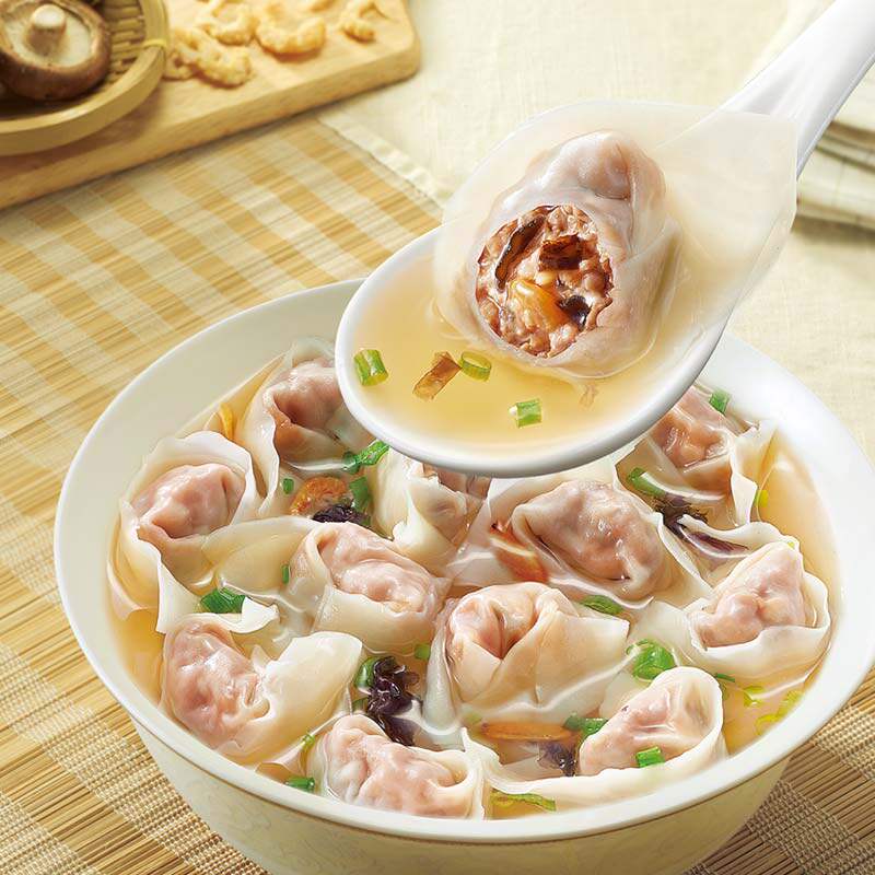 思念珍味三鲜上汤小云吞馄饨速食50只装400g小混沌早餐半成品