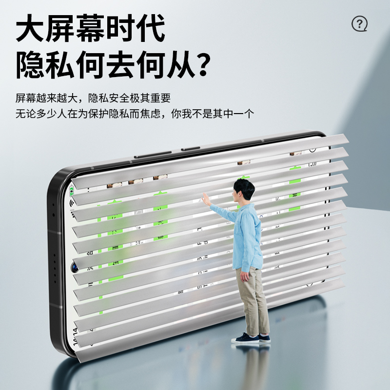 蓝猩先生荣耀500Pro钢化膜高清防窥honor400手机膜ar增透保护贴 - 图0