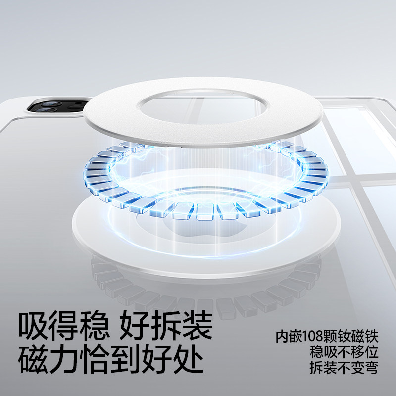 闪魔适用iPadpro保护壳2024新款air6/5苹果平板mini7保护套九10代,淘宝优惠券,粉丝福利购,淘宝优惠卷