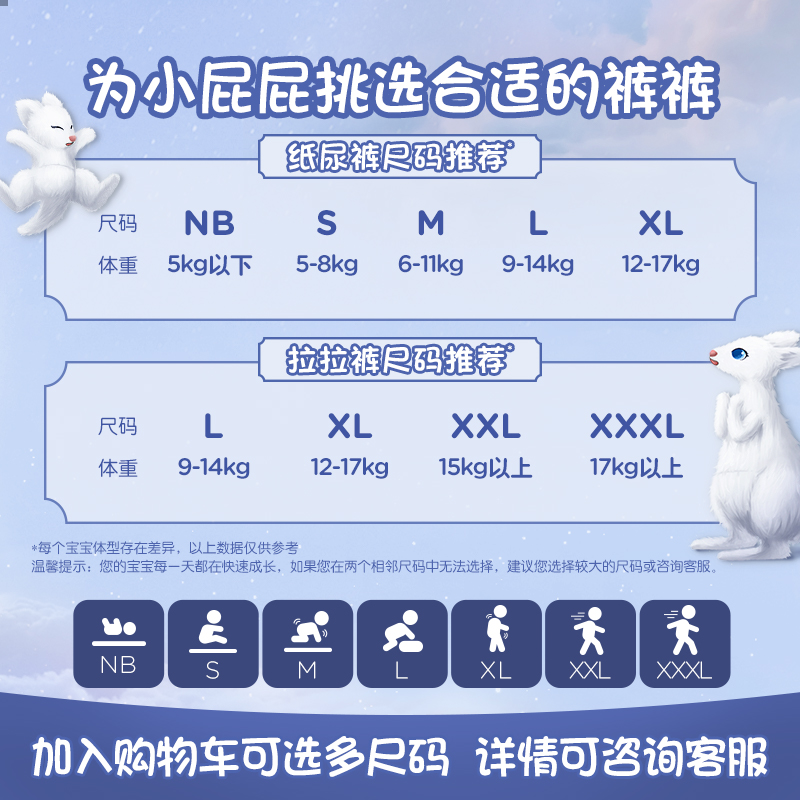 【拍3件】帮宝适高端袋鼠系列-尺码任选