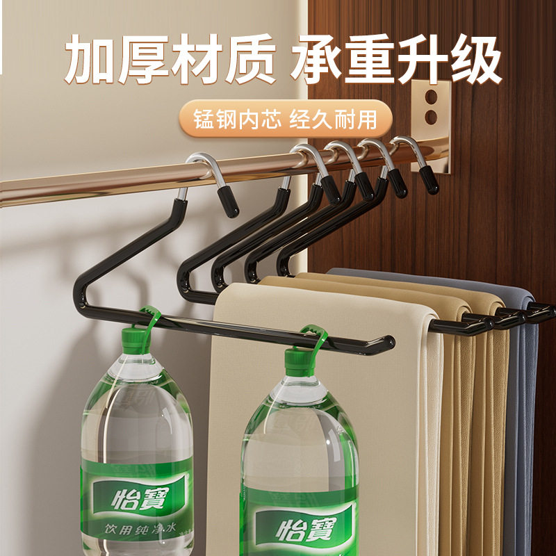 鹅型裤架家用挂裤子衣架专用无痕裤夹防滑Z字形衣柜内置收纳神器,淘宝优惠券,粉丝福利购,淘宝优惠卷