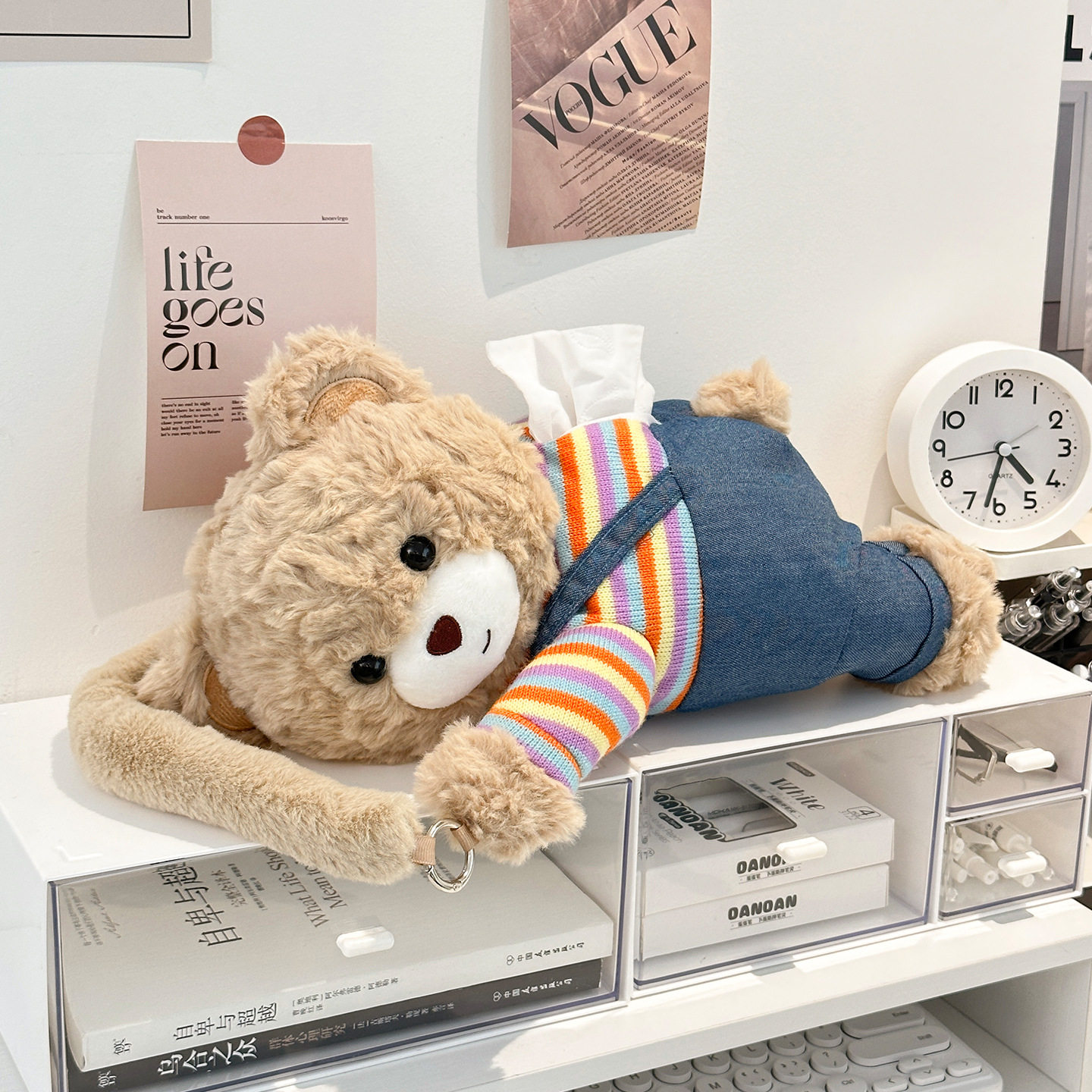 车载纸巾盒挂式汽车上抽纸盒小熊创意可爱车内实用玩偶纸巾包挂袋,淘宝优惠券,粉丝福利购,淘宝优惠卷