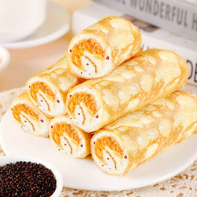 三只松鼠奶皮藜麦卷肉松夹心面包