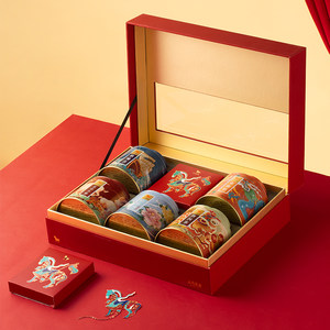 八马茶叶 五大茗茶金骏眉红茶清香型铁观音普洱茶送礼长辈礼盒装