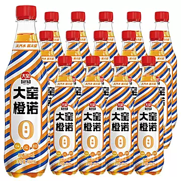 【450ml*12瓶】内蒙大窑橙诺原味0糖0脂汽水
