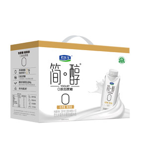 【单品包邮】君乐宝简醇梦幻盖酸奶0添加蔗糖255g*10瓶营养礼盒装