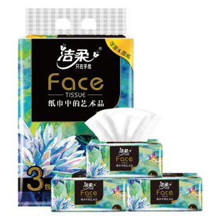 购物笔记：天猫上的洁柔Face油画中幅纸巾，擦手纸和面巾纸，完美呵护你的肌肤