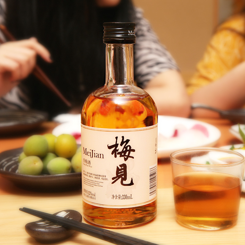 88会员，梅见 12度青梅酒330mL*6瓶 赠定制酒杯