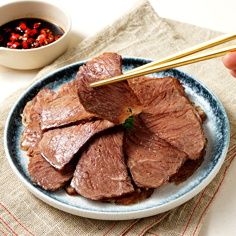 天猫超市大希地臻好腱牛肉1kg袋装牛肉整切冷冻家用即食生鲜健身餐酱牛肉3