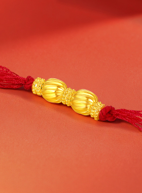 梦金园盘缠金黄金串珠