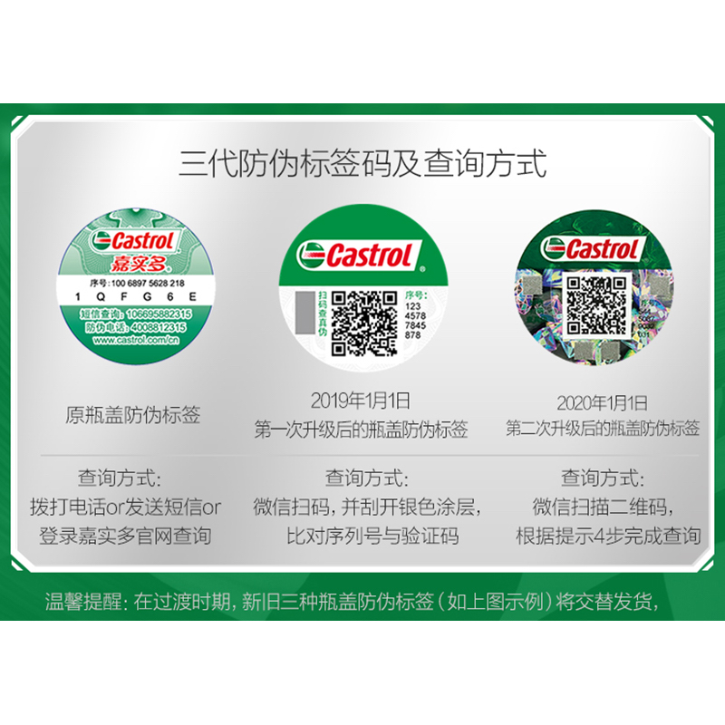 嘉实多/CASTROL磁护专享全合成机油5W-30 4LC2 SP汽车润滑油 - 图2