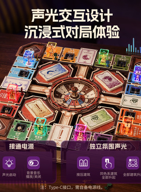 若客地产大赢家桌面游戏经典玩具