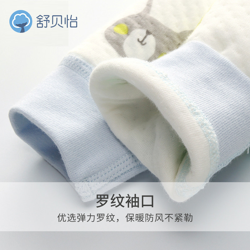 宝宝夹棉保暖内衣套装秋冬季新生婴儿睡衣家居服儿童秋衣秋裤冬装,淘宝优惠券,粉丝福利购,淘宝优惠卷