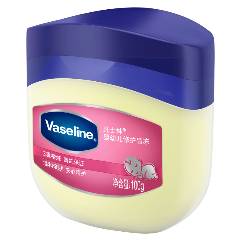 Vaseline/凡士林婴幼儿修护保湿舒润晶冻100g宝宝护臀膏新生儿-图2