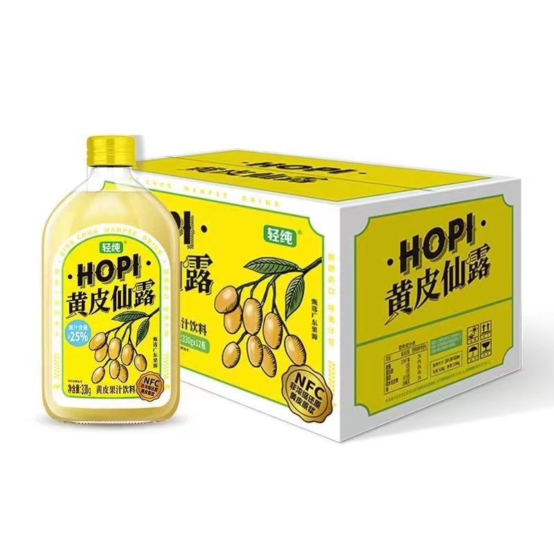 轻纯HOPI黄皮仙露冰糖版(礼盒装）330ml*12