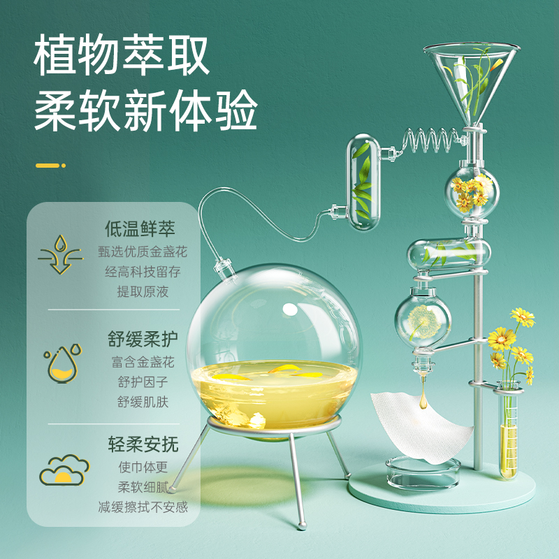 子初绵柔纸巾婴儿宝宝非棉柔巾新生儿童洗脸巾一次性家用